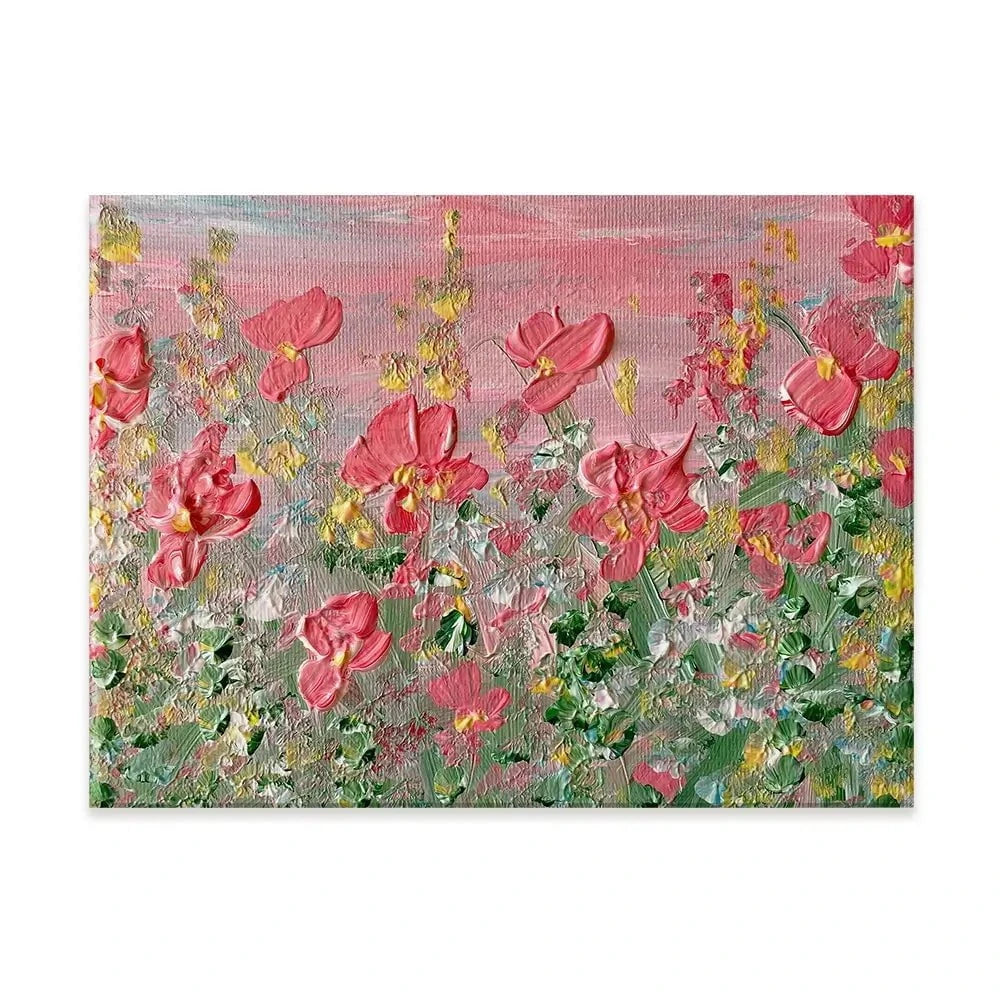 A Pink Sunrise Canvas Print A Pink Sunrise Canvas Print wall art product Charlotte Anna Reed