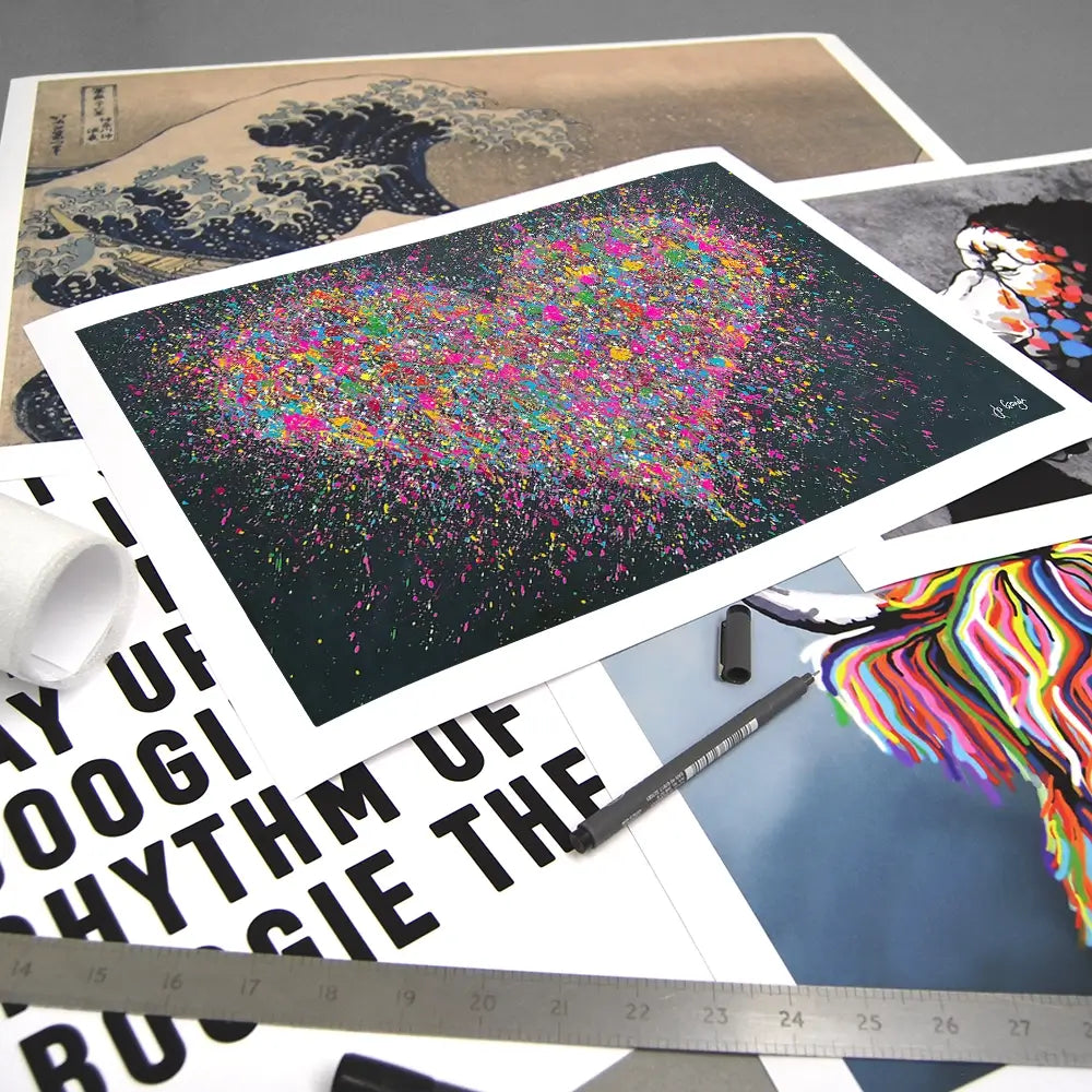 A Playful Heart Art Print A Playful Heart Art Print wall art product Jo Gough