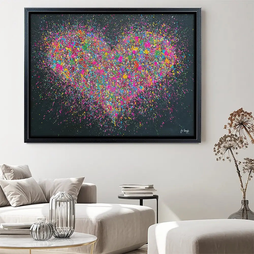A Playful Heart Canvas Print A Playful Heart Canvas Print wall art product Jo Gough