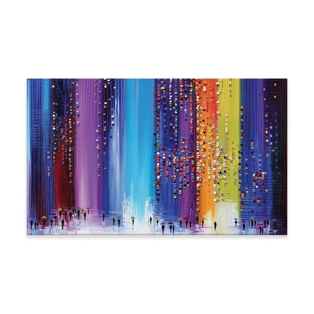 A Rainy Walk Canvas Print A Rainy Walk Canvas Print wall art product Ekaterina Ermilkina