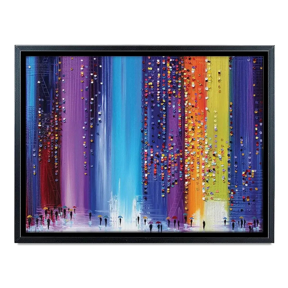 A Rainy Walk Canvas Print A Rainy Walk Canvas Print wall art product Ekaterina Ermilkina