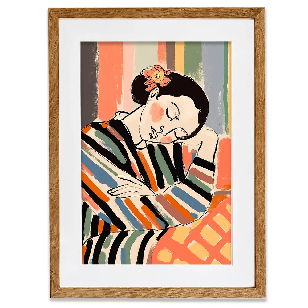 A Short Nap Framed Art Print A Short Nap Framed Art Print wall art product Treechild