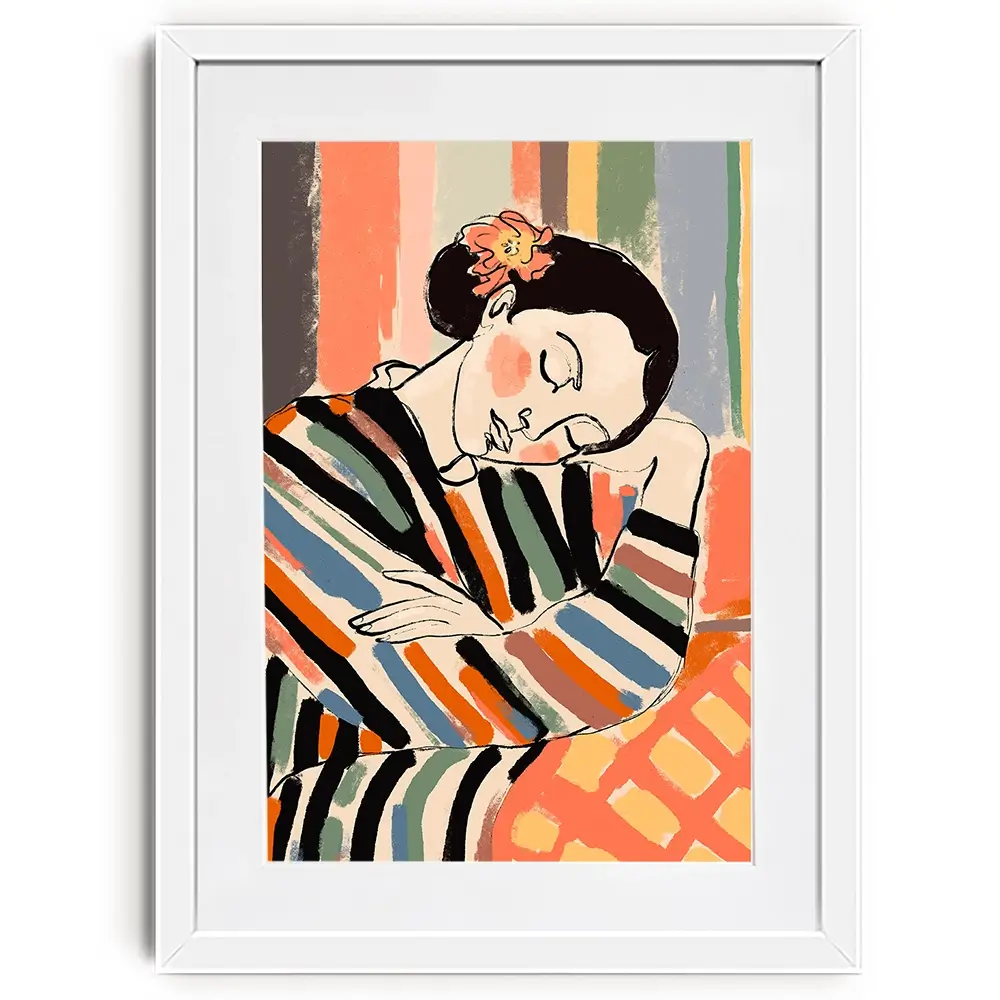 A Short Nap Framed Art Print A Short Nap Framed Art Print wall art product Treechild
