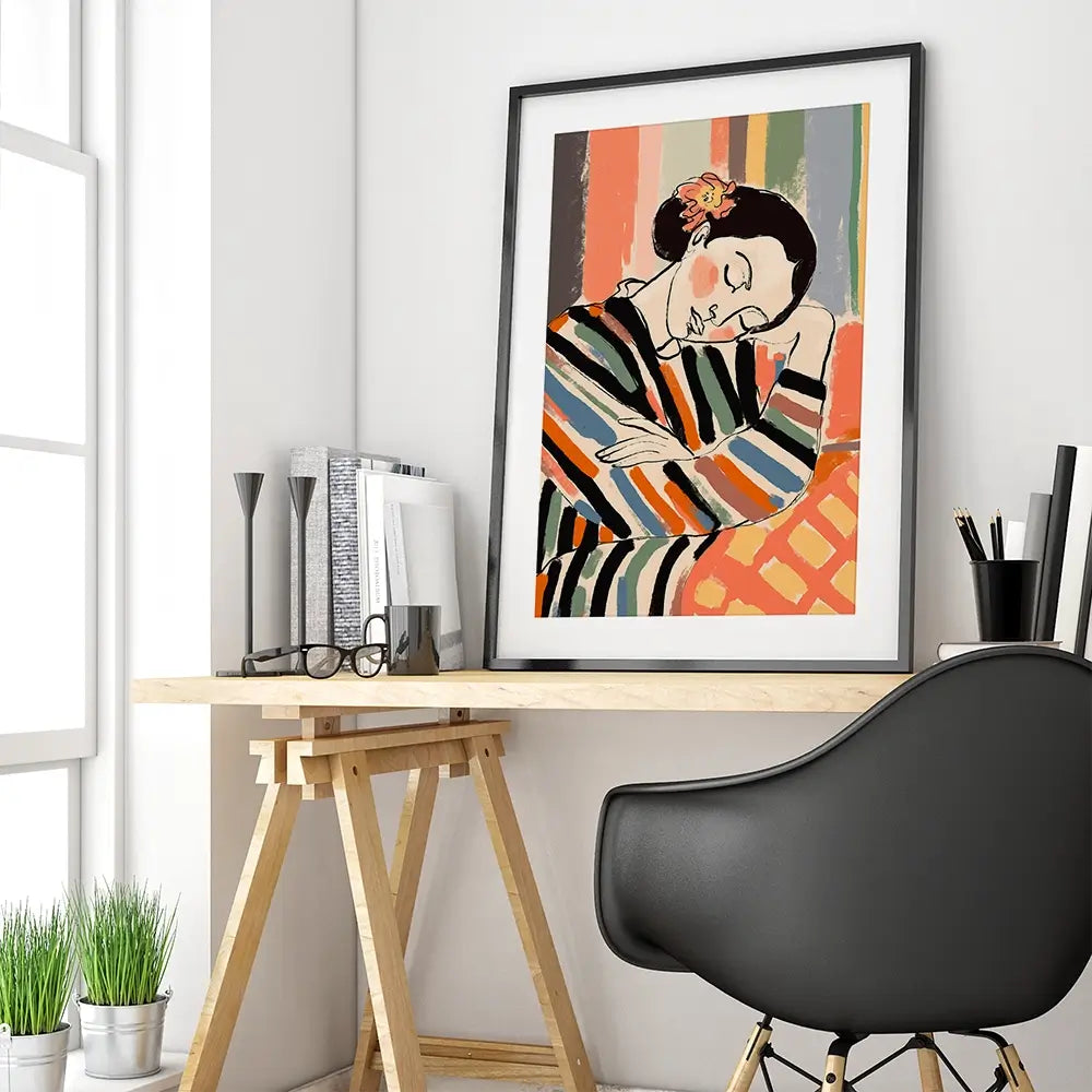 A Short Nap Framed Art Print A Short Nap Framed Art Print wall art product Treechild