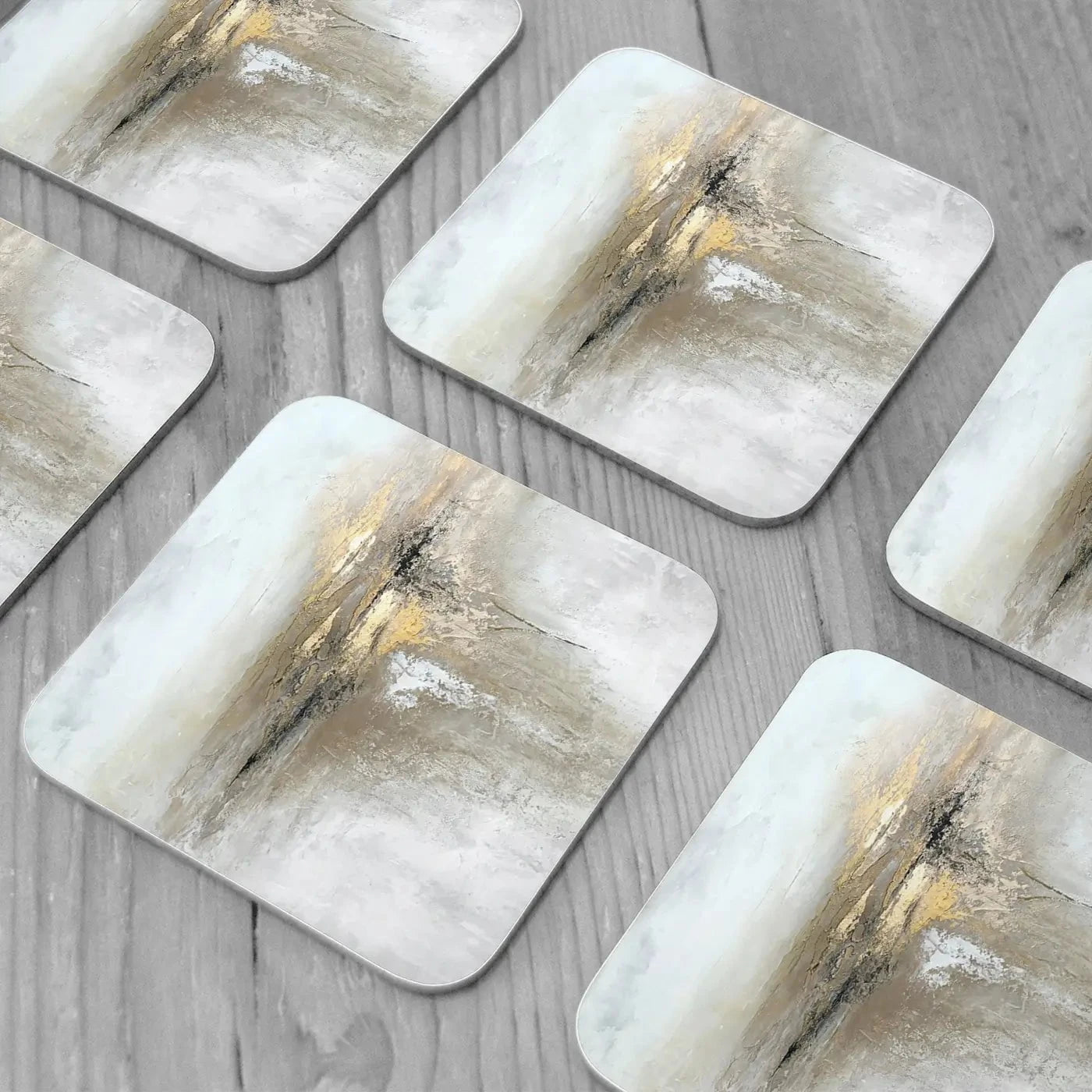 A Simple Abstract Coaster Set Simple Abstract Coaster Set |Simple Abstract Art Coasters wall art product Alyson Storms - Independent