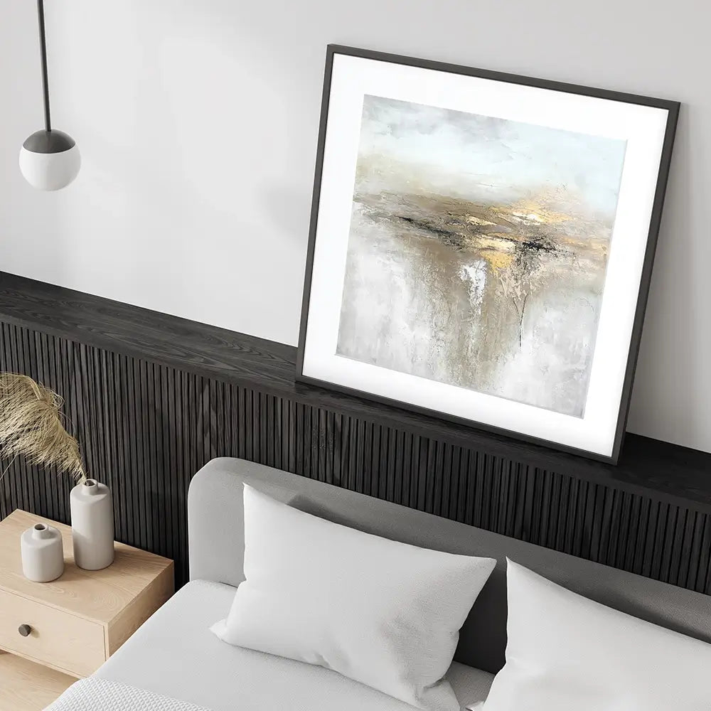 A Simple Abstract Square Framed Art Print A Simple Abstract Square Framed Art Print wall art product Alyson Storms - Independent