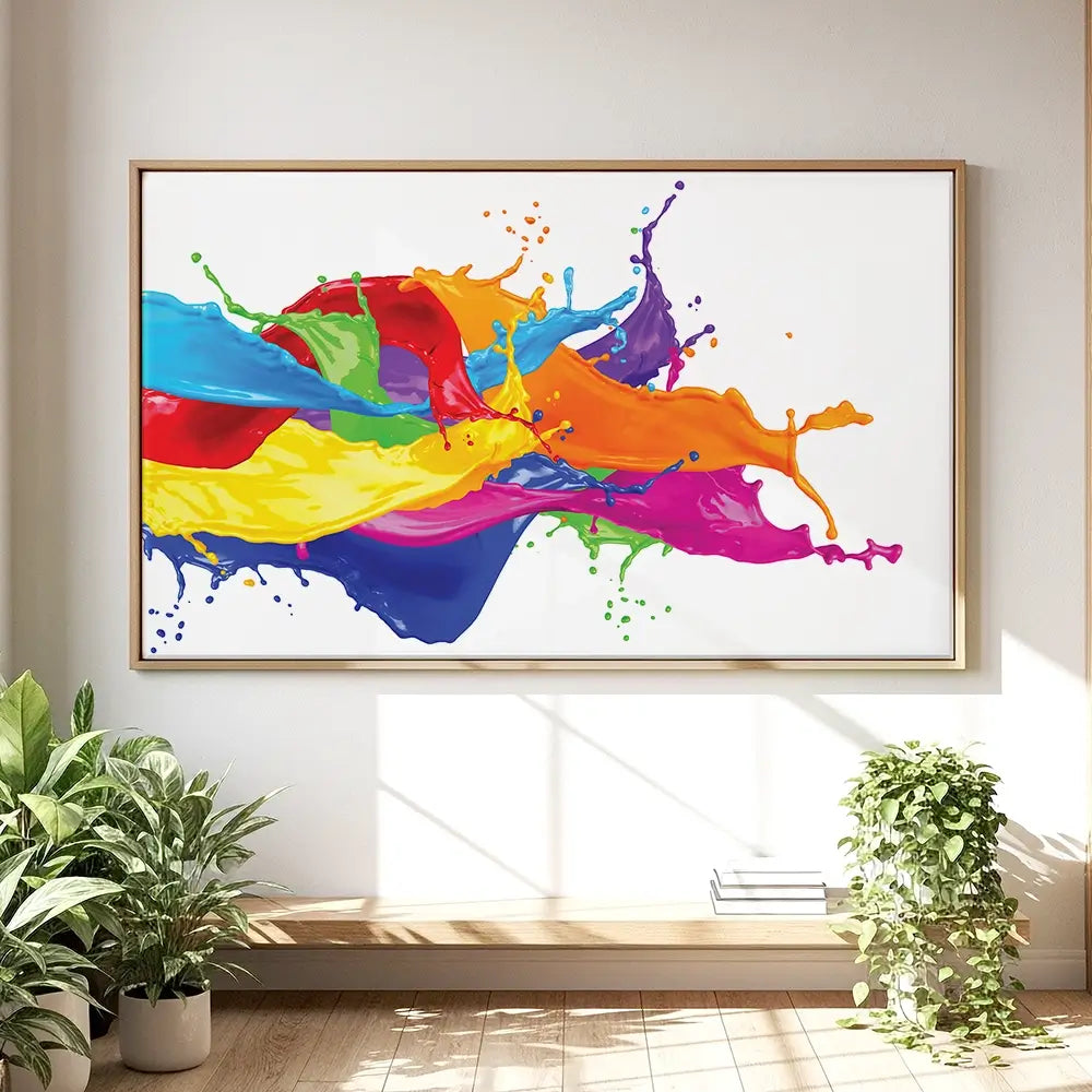 A Splash Of Colour Oversized Canvas Print A Splash Of Colour Oversized Canvas Print wall art product Art Print Shop