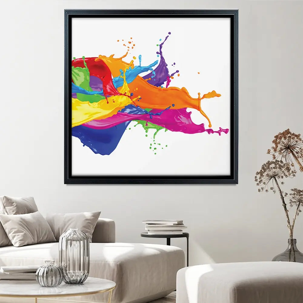 A Splash Of Colour Square Canvas Print A Splash Of Colour Square Canvas Print | A Splash Of Colour Square Art wall art product stockphoto-graf / Shutterstock