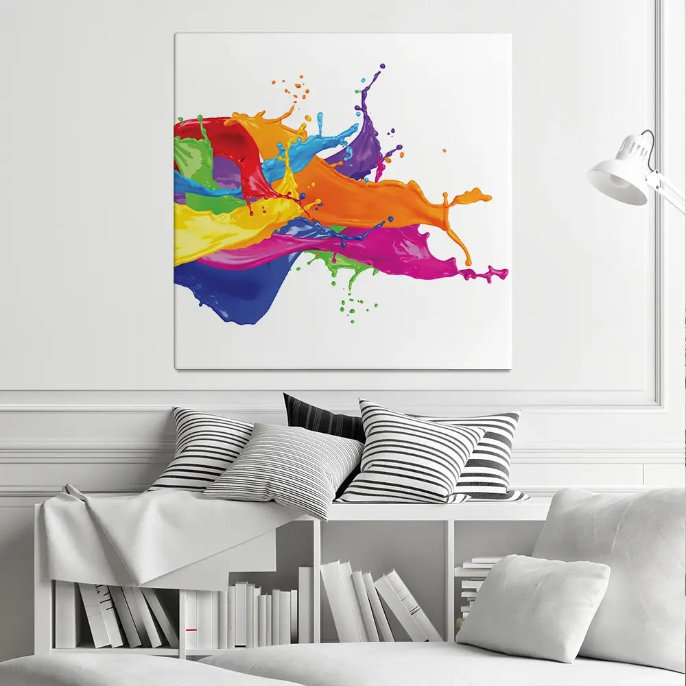 A Splash Of Colour Square Canvas Print A Splash Of Colour Square Canvas Print | A Splash Of Colour Square Art wall art product stockphoto-graf / Shutterstock