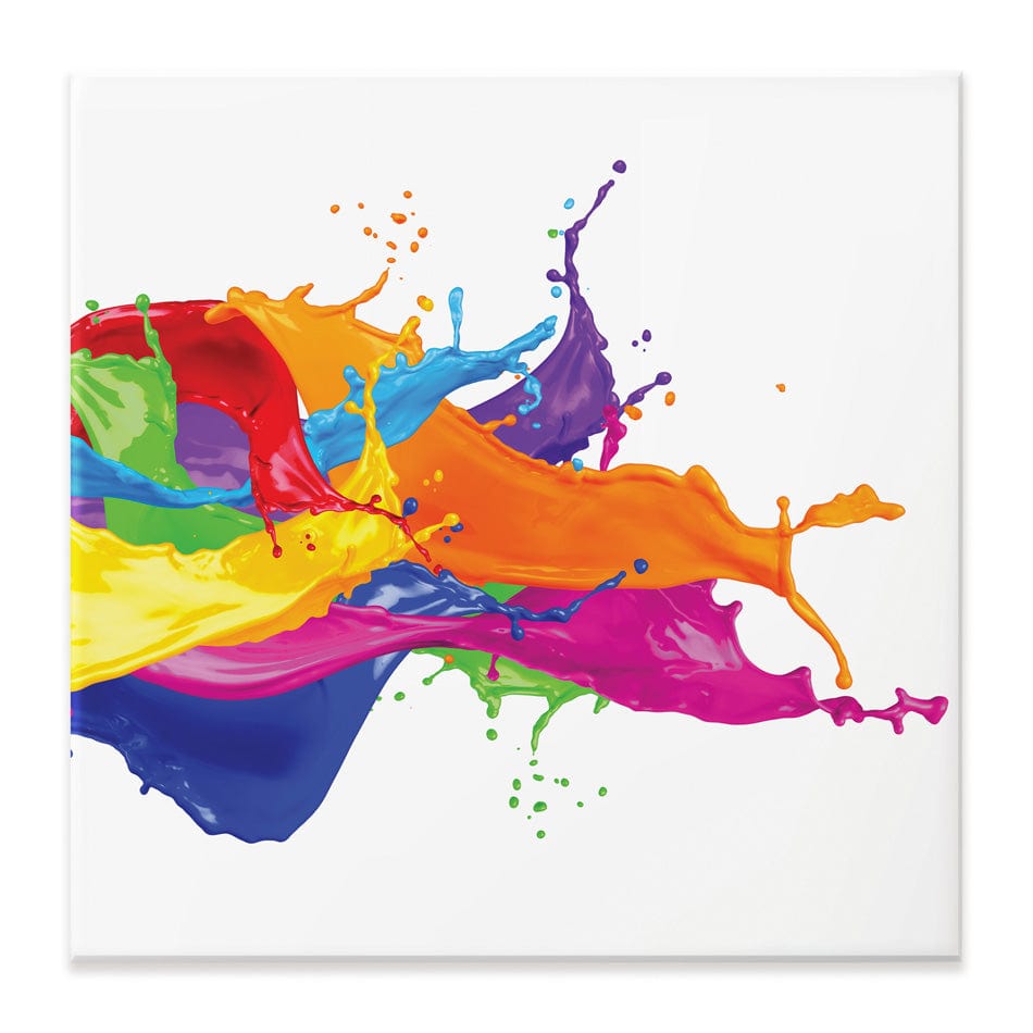 A Splash Of Colour Square Canvas Print wall art product stockphoto-graf / Shutterstock