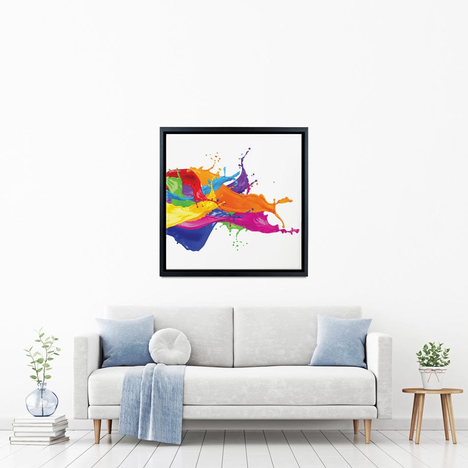 A Splash Of Colour Square Canvas Print wall art product stockphoto-graf / Shutterstock