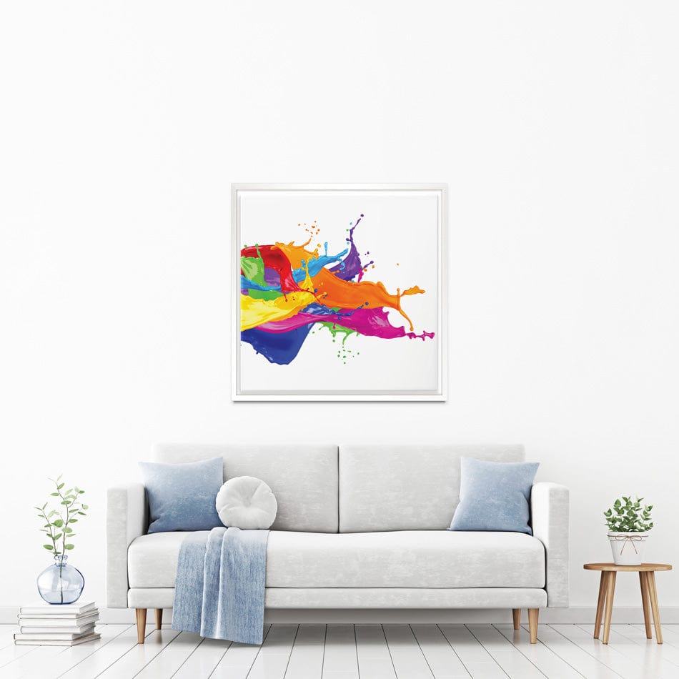 A Splash Of Colour Square Canvas Print wall art product stockphoto-graf / Shutterstock