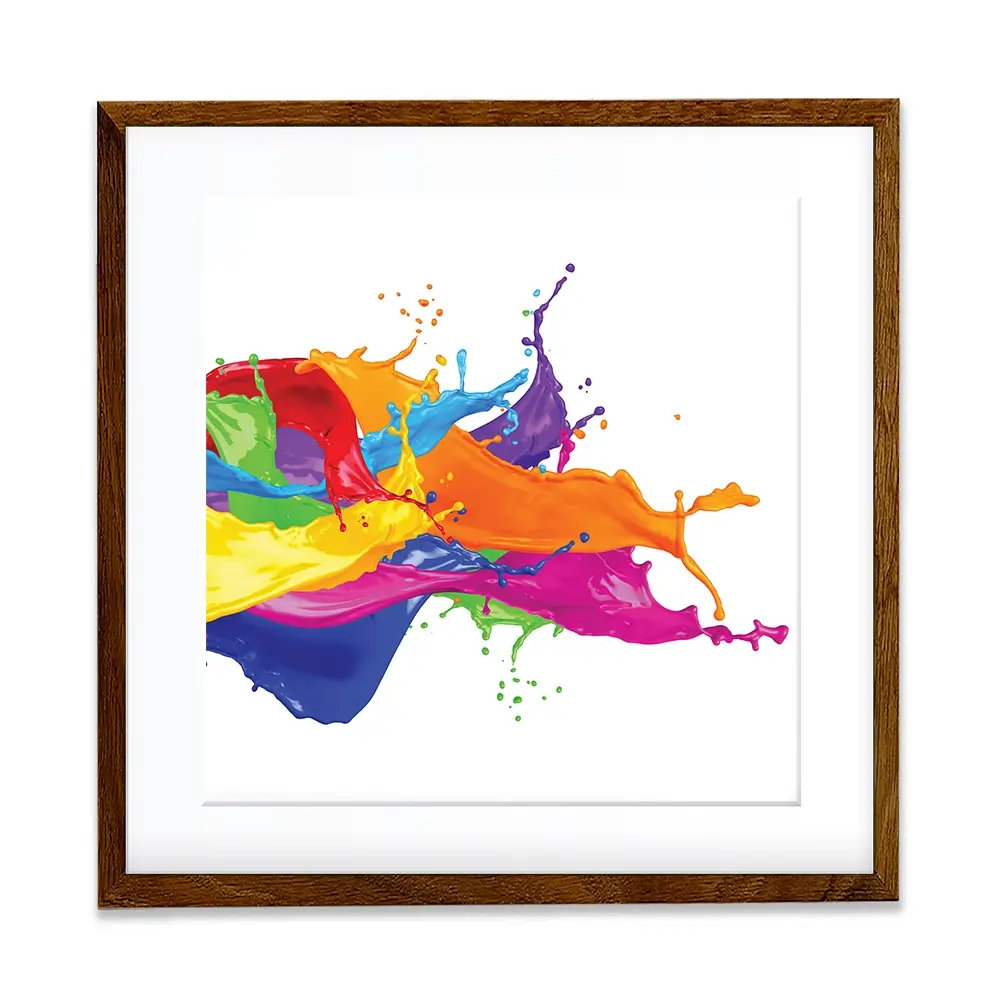 A Splash Of Colour Square Framed Art Print A Splash Of Colour Square Framed Art Print | Colour Framed Art  wall art product stockphoto-graf / Shutterstock