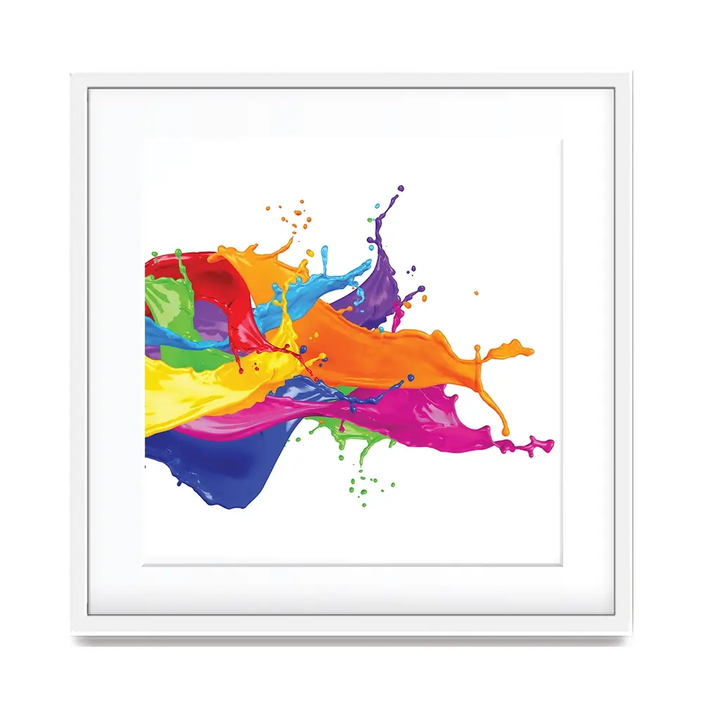 A Splash Of Colour Square Framed Art Print A Splash Of Colour Square Framed Art Print | Colour Framed Art  wall art product stockphoto-graf / Shutterstock