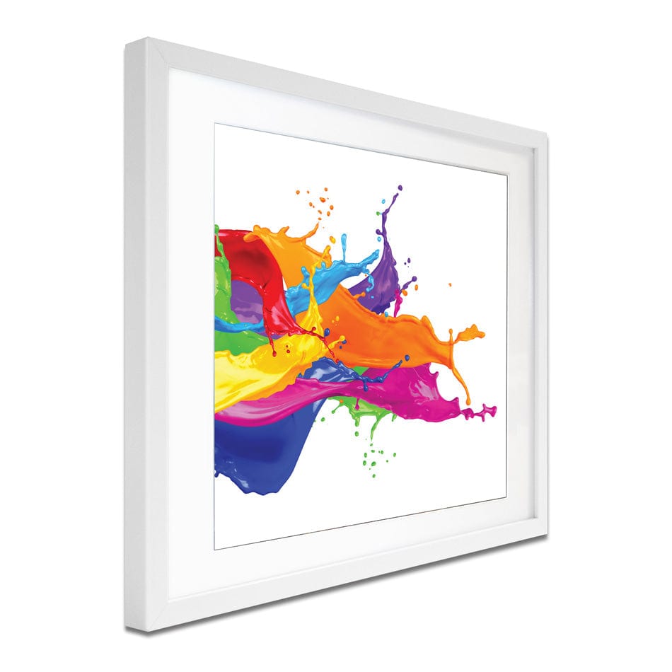 A Splash Of Colour Square Framed Art Print wall art product stockphoto-graf / Shutterstock