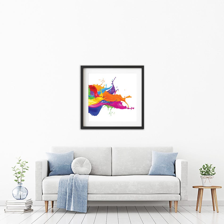 A Splash Of Colour Square Framed Art Print wall art product stockphoto-graf / Shutterstock
