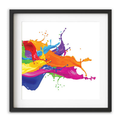 A Splash Of Colour Square Framed Art Print wall art product stockphoto-graf / Shutterstock