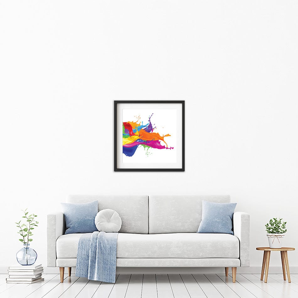 A Splash Of Colour Square Framed Art Print wall art product stockphoto-graf / Shutterstock