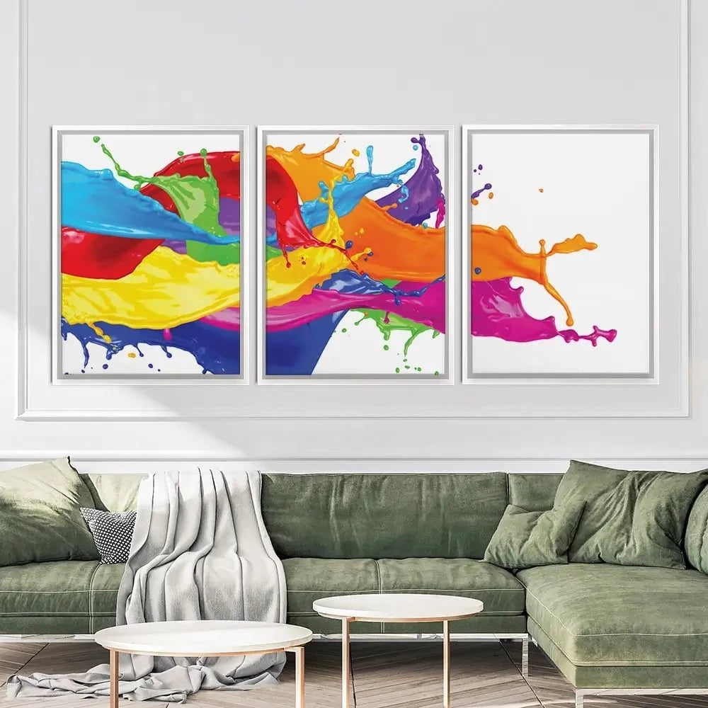 A Splash Of Colour Trio Canvas Print A Splash Of Colour Trio Canvas Print wall art product stockphoto-graf / Shutterstock