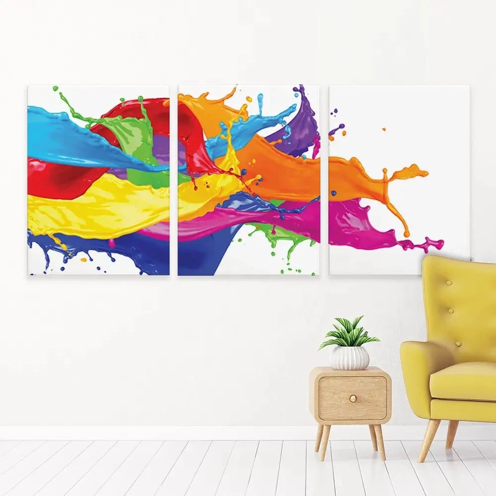 A Splash Of Colour Trio Canvas Print A Splash Of Colour Trio Canvas Print wall art product stockphoto-graf / Shutterstock