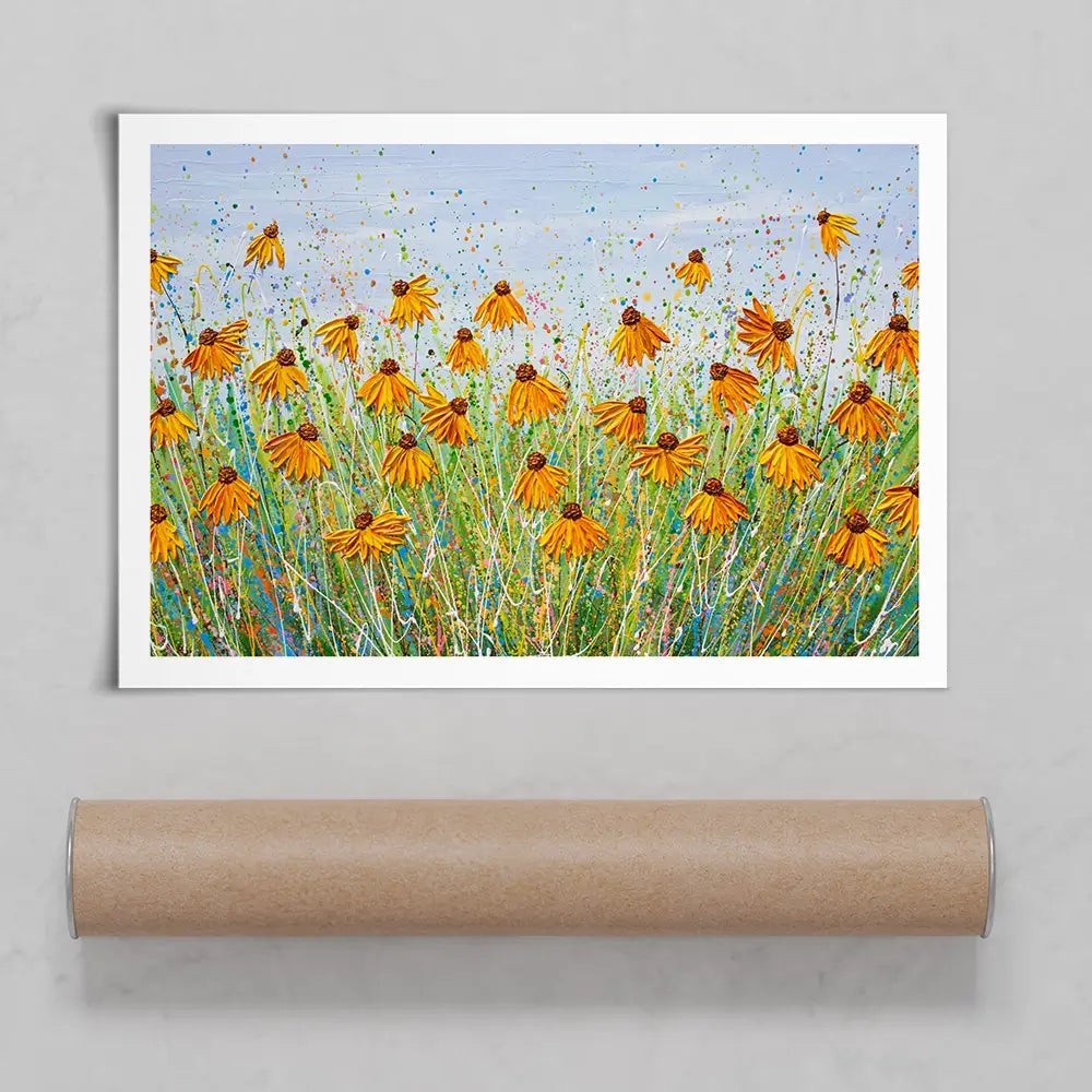 A Splash Of Orange Art Print A Splash Of Orange Art Print wall art product Olga Tkachyk