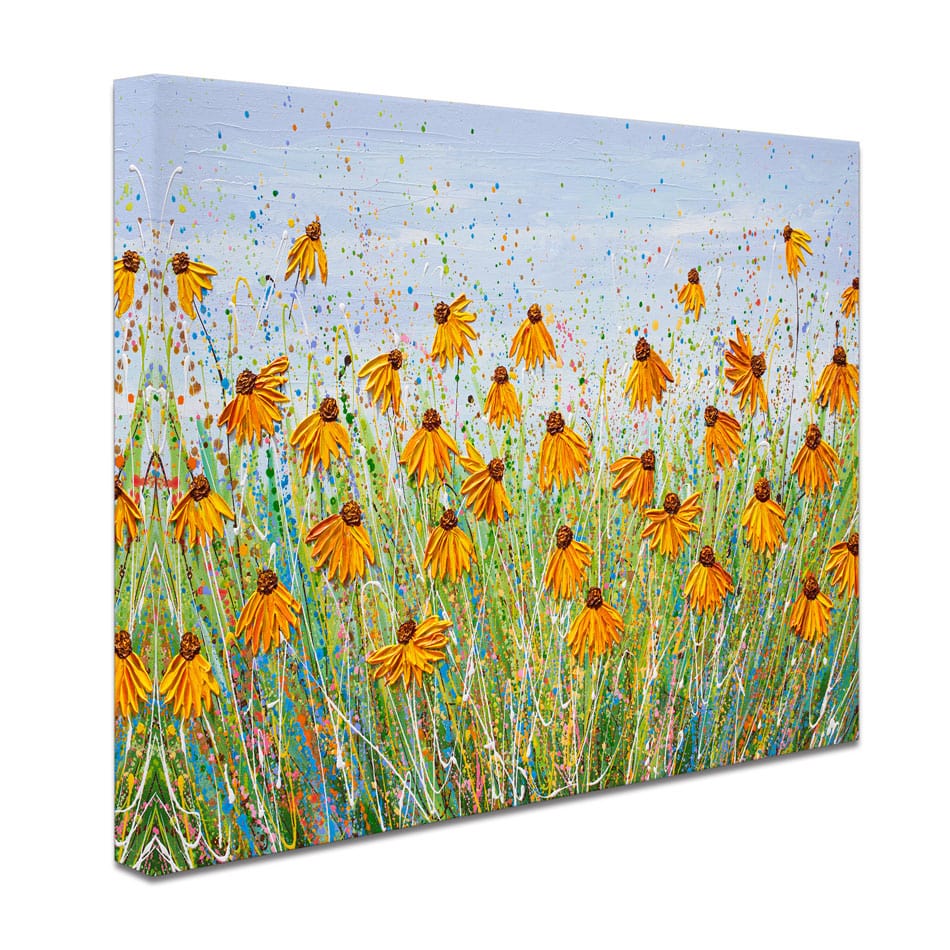 A Splash Of Orange Canvas Print wall art product Olga Tkachyk
