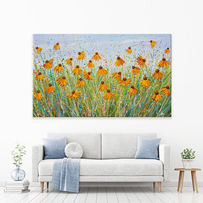 A Splash Of Orange Canvas Print wall art product Olga Tkachyk