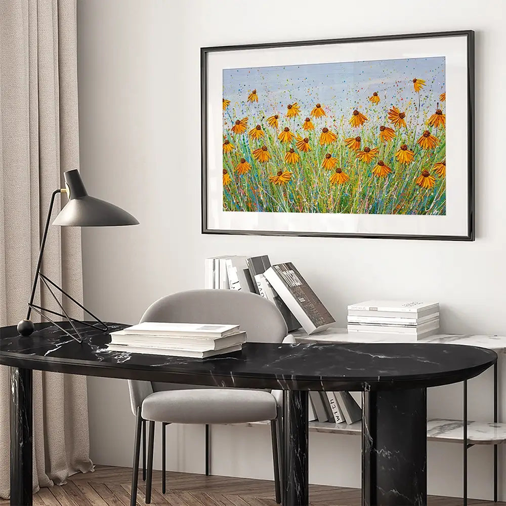 A Splash Of Orange Framed Art Print A Splash Of Orange Framed Art Print wall art product Olga Tkachyk