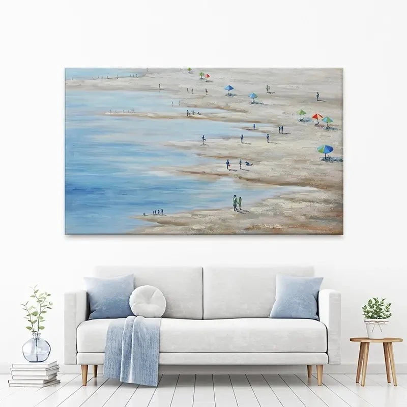 A Summer Beach Canvas Print