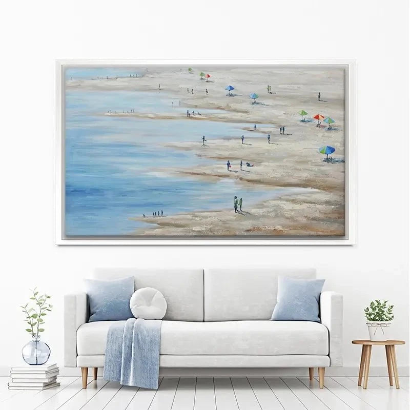 A Summer Beach Canvas Print A Summer Beach Canvas Print wall art product CHENYU ARTS / Shutterstock