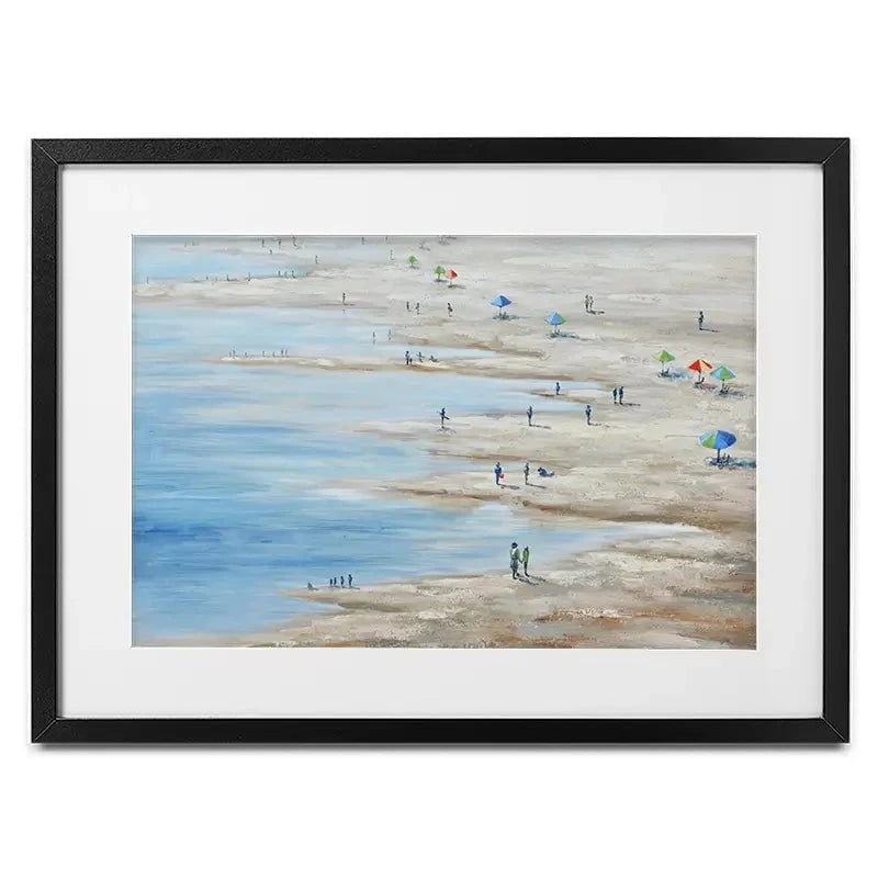 A Summer Beach Framed Art Print A Summer Beach Framed Art Print wall art product CHENYU ARTS / Shutterstock