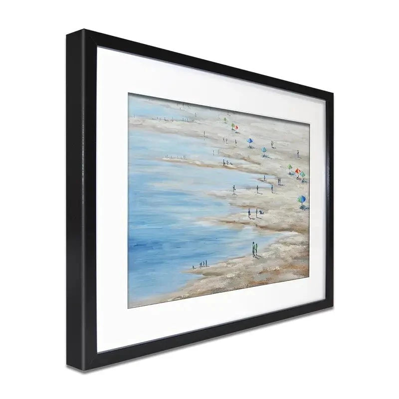A Summer Beach Framed Art Print A Summer Beach Framed Art Print wall art product CHENYU ARTS / Shutterstock