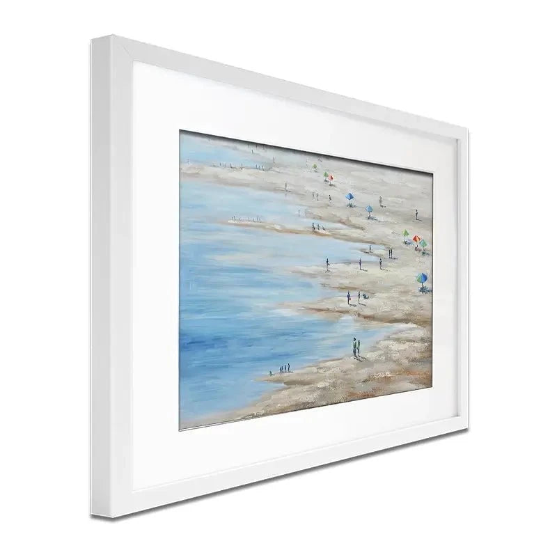 A Summer Beach Framed Art Print A Summer Beach Framed Art Print wall art product CHENYU ARTS / Shutterstock