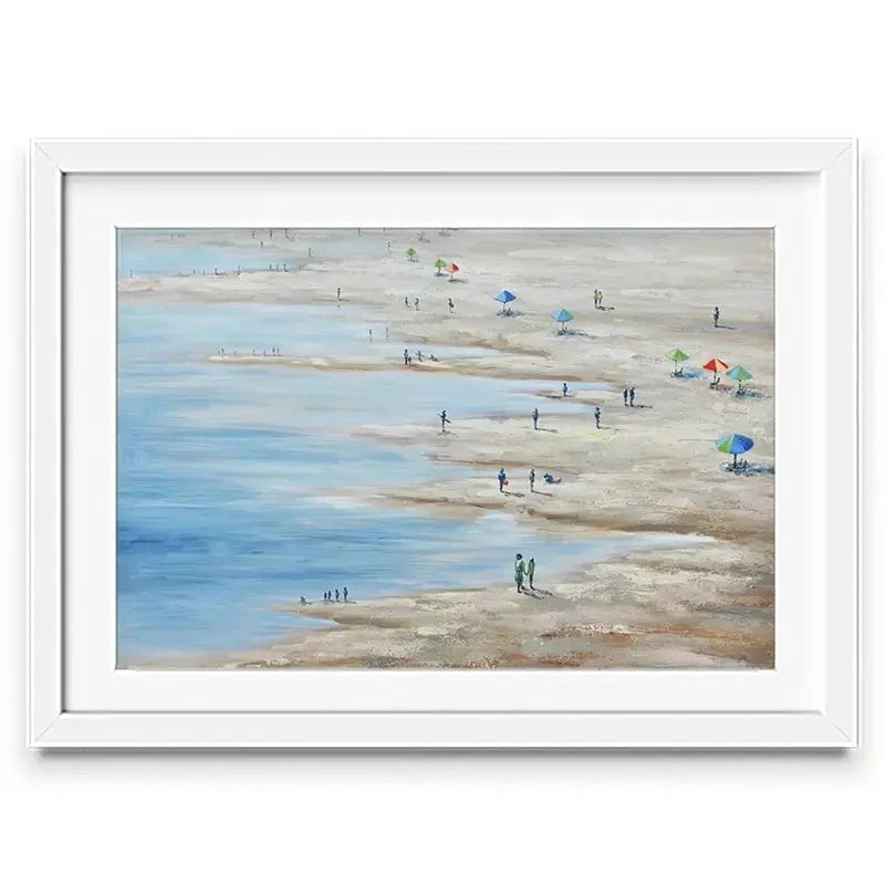 A Summer Beach Framed Art Print A Summer Beach Framed Art Print wall art product CHENYU ARTS / Shutterstock