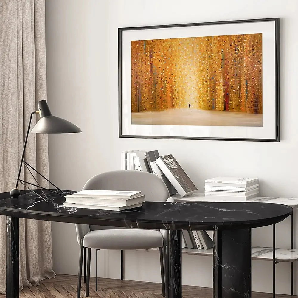A Sunset Framed Art Print A Sunset Framed Art Print wall art product Ekaterina Ermilkina