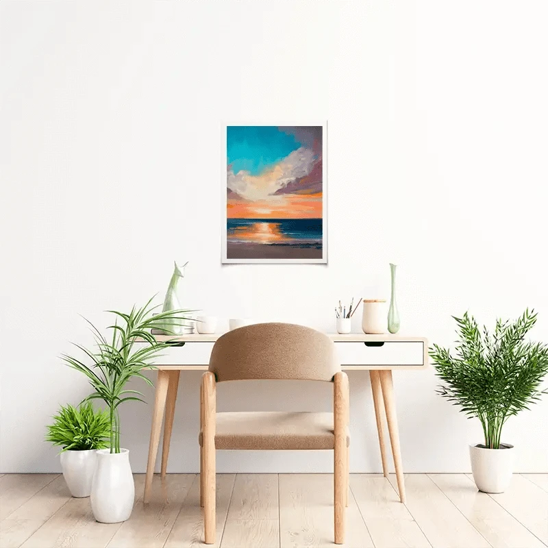 A Sunset Portrait Art Print A Sunset Portrait Art Print wall art product Svetlana Aleynikova
