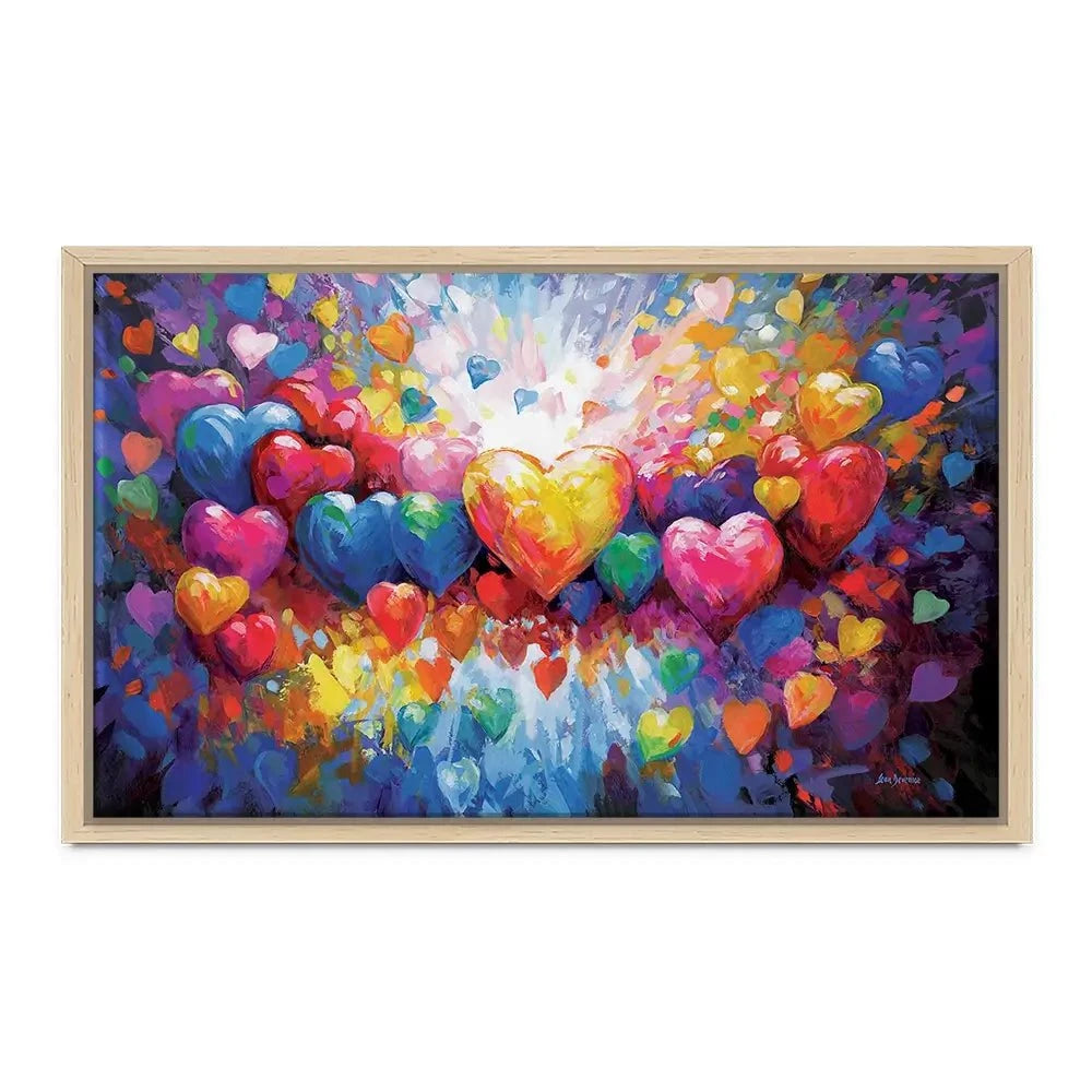 A Thousand Hearts For You Canvas Print A Thousand Hearts For You Canvas Print wall art product Leon Devenice