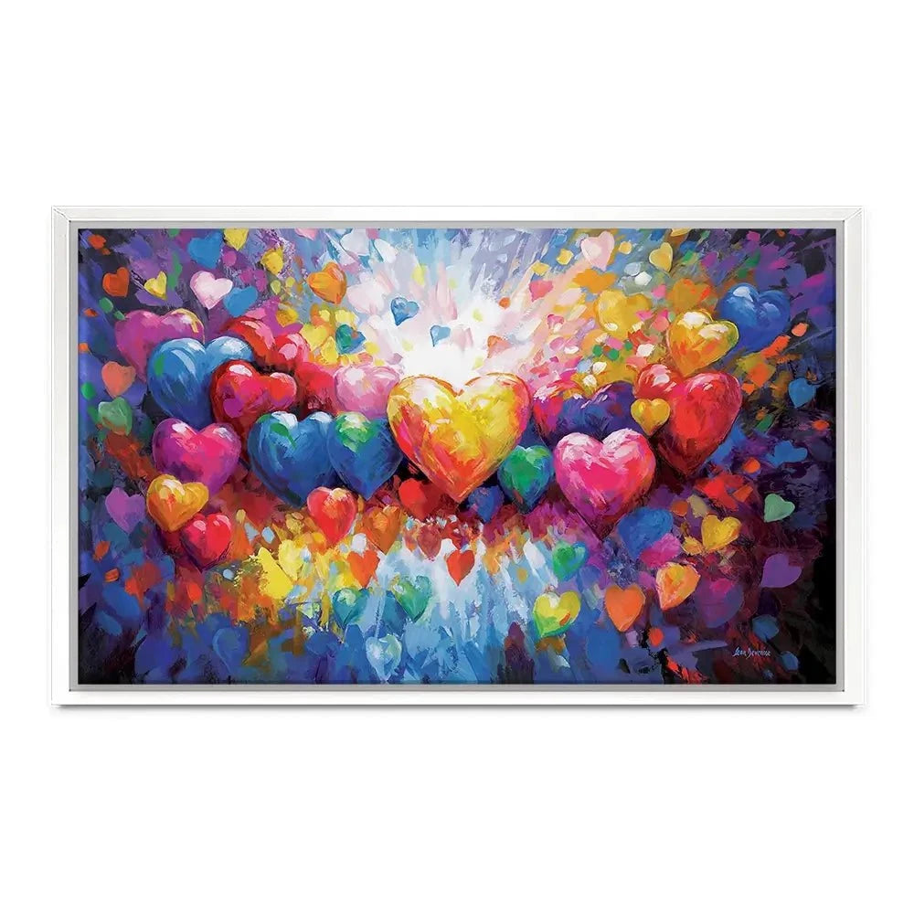 A Thousand Hearts For You Canvas Print A Thousand Hearts For You Canvas Print wall art product Leon Devenice