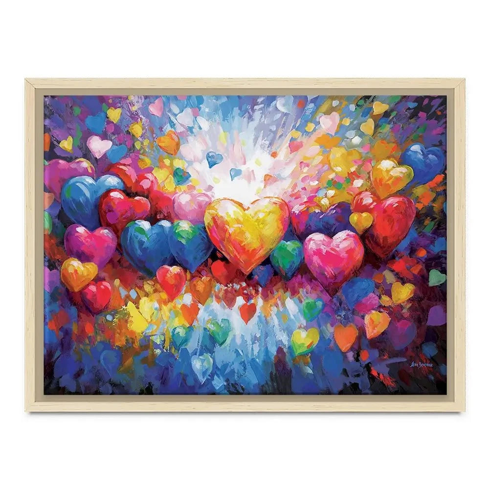 A Thousand Hearts For You Canvas Print A Thousand Hearts For You Canvas Print wall art product Leon Devenice