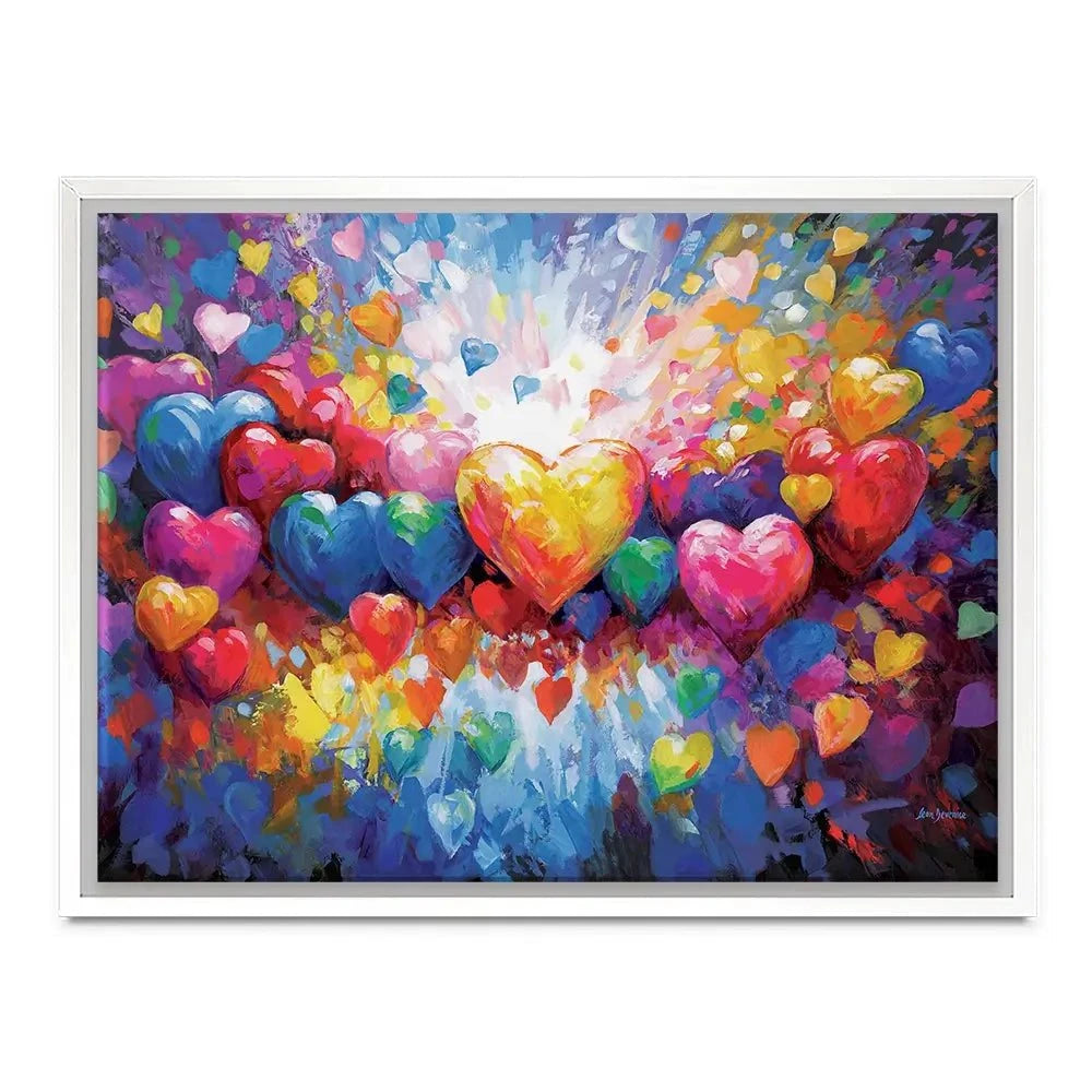 A Thousand Hearts For You Canvas Print A Thousand Hearts For You Canvas Print wall art product Leon Devenice