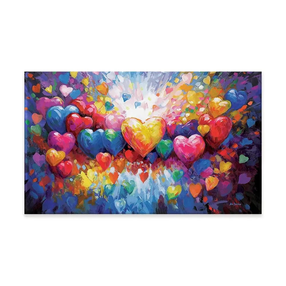 A Thousand Hearts For You Canvas Print A Thousand Hearts For You Canvas Print wall art product Leon Devenice