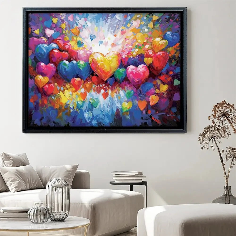 A Thousand Hearts For You Canvas Print A Thousand Hearts For You Canvas Print wall art product Leon Devenice