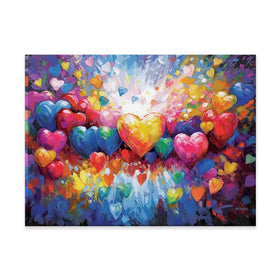 A Thousand Hearts For You Canvas Print A Thousand Hearts For You Canvas Print wall art product Leon Devenice