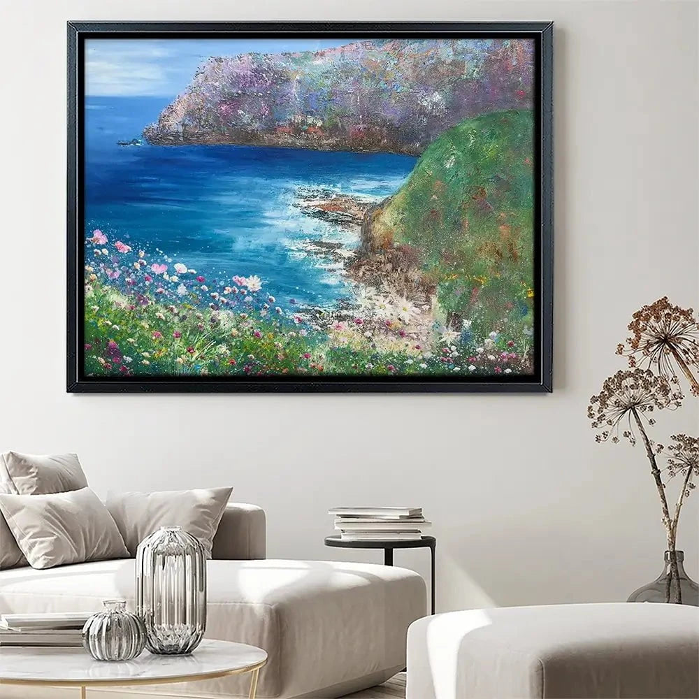 A View By The Sea Canvas Print A View By The Sea Canvas Print wall art product Laure Bury