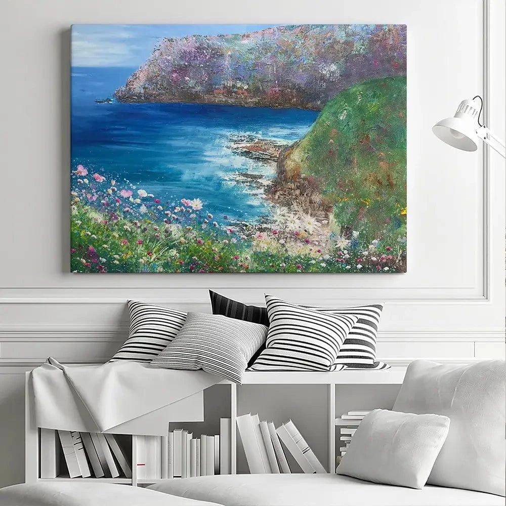 A View By The Sea Canvas Print A View By The Sea Canvas Print wall art product Laure Bury