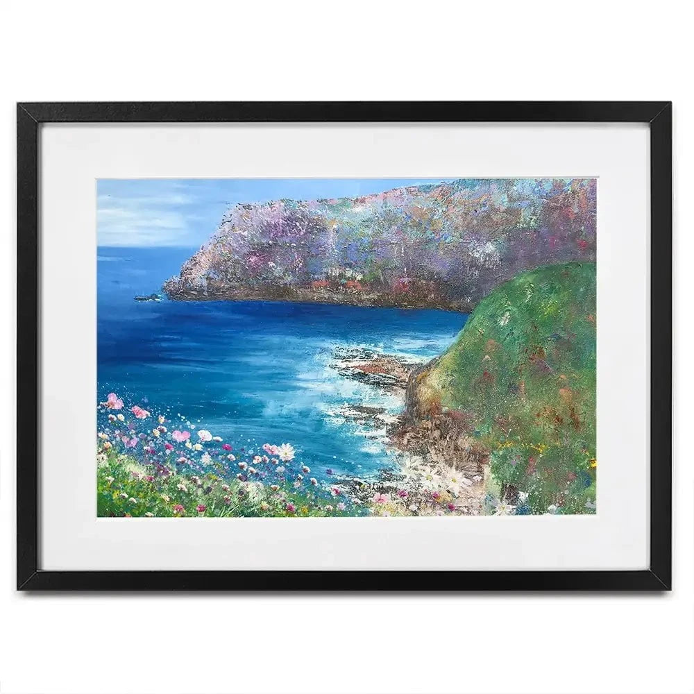 A View By The Sea Framed Art Print A View By The Sea Framed Art Print wall art product Laure Bury