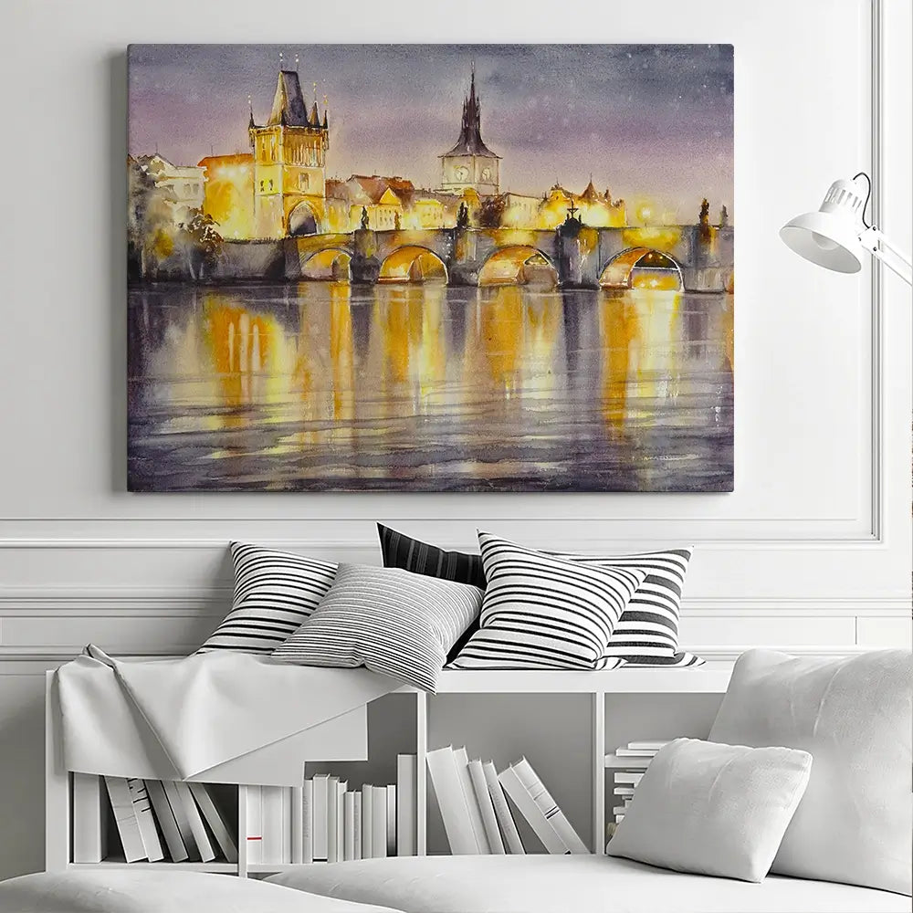 A View Of Prague Canvas Print A View Of Prague Canvas Print wall art product DeepGreen / Shutterstock
