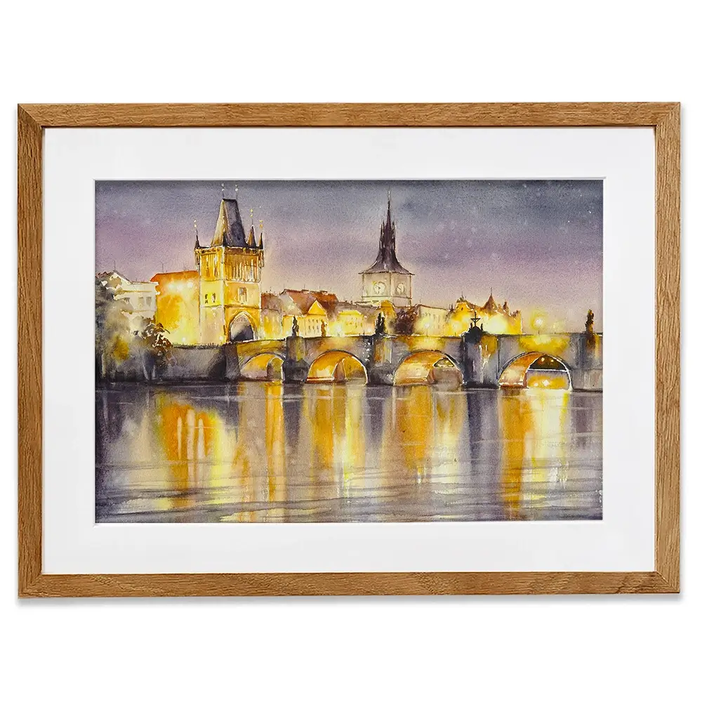 A View Of Prague  Framed Art Print A View Of Prague  Framed Art Print wall art product DeepGreen / Shutterstock
