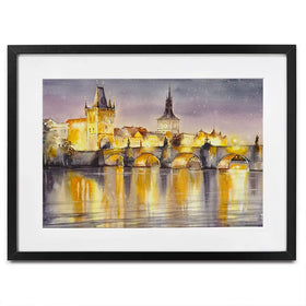 A View Of Prague  Framed Art Print A View Of Prague  Framed Art Print wall art product DeepGreen / Shutterstock