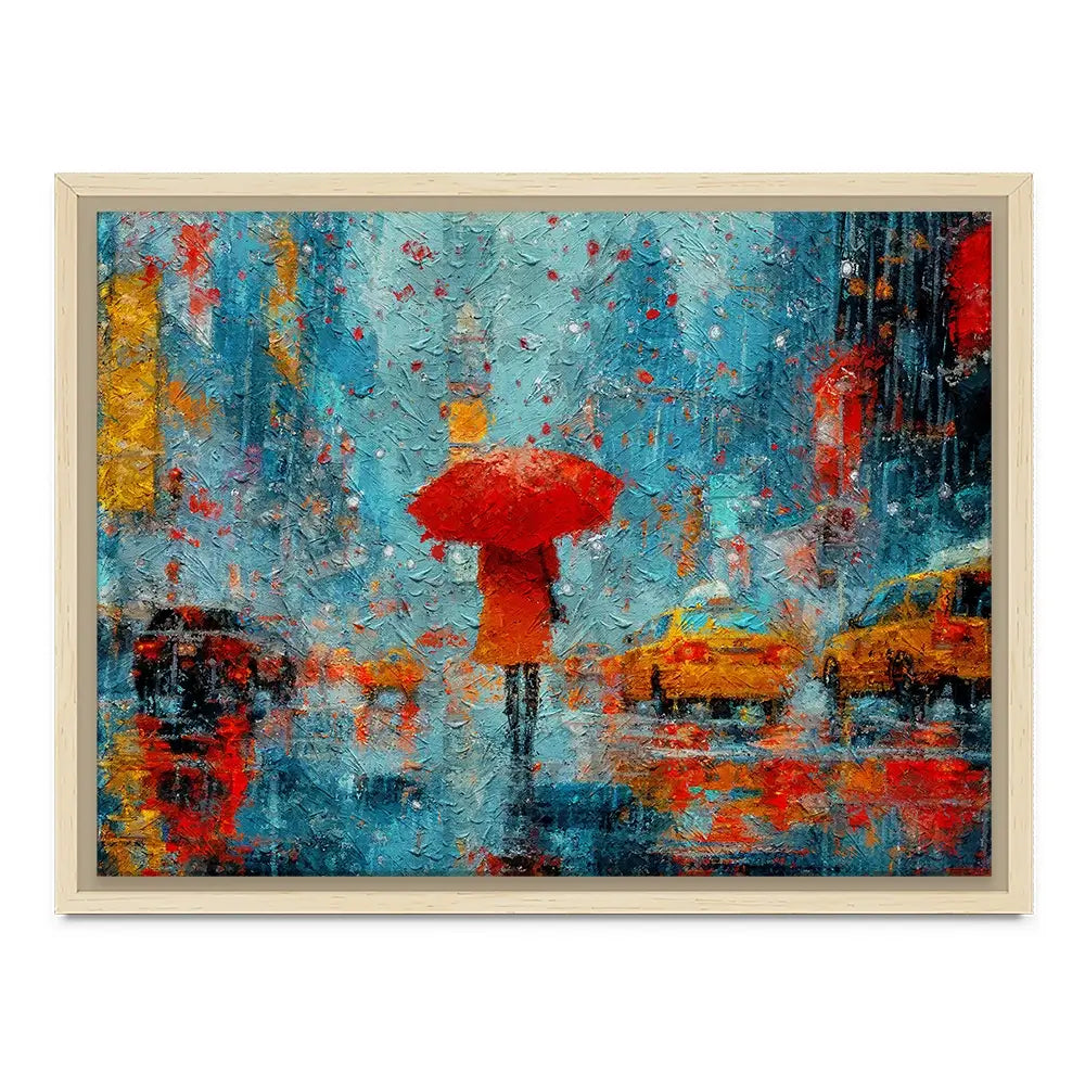 A Walk In Rainy New York Canvas Print A Walk In Rainy New York Canvas Print wall art product ChiliMili / Shutterstock
